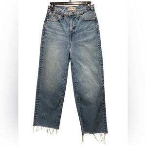 Madewell The Perfect Vintage Wide Leg Crop Jeans size 26